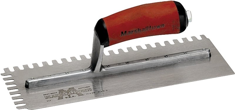 TROWEL U NOTCH 1/4X3/8X1/4IN  