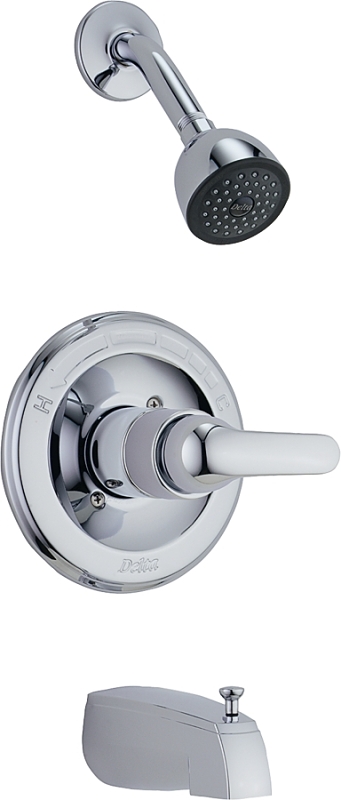 TUB-SHOWER FAUCET SNGL CHROME 