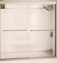 TUBDOOR AURA 60 CLEAR/NICKEL  