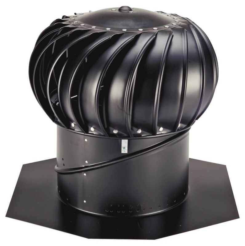 TURBINE BASE UNIT 12IN BLK ALU