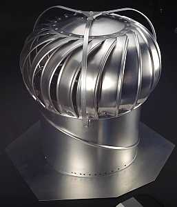 TURBINE VNTLR 12IN MILL ALUM  