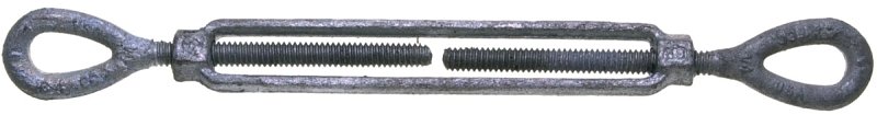 TURNBUCKLE EYE/EYE 3/8X6 GALV 