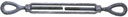 TURNBUCKLE EYE/EYE 3/8X6 GALV 