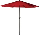 UMBRELLA CRNK BRNT SIENNA RED 