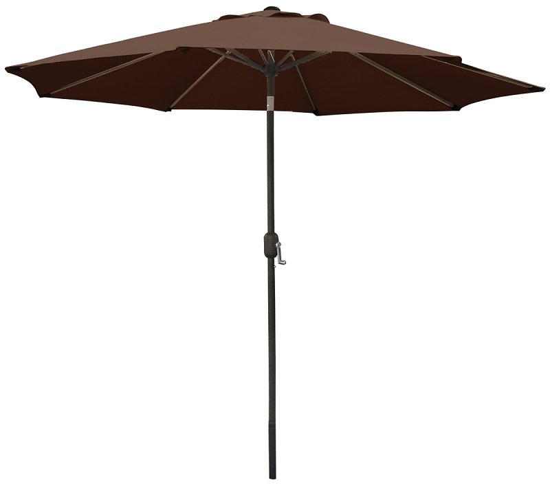 [5850698] UMBRELLA MRKT CRNK STL CHOC9FT