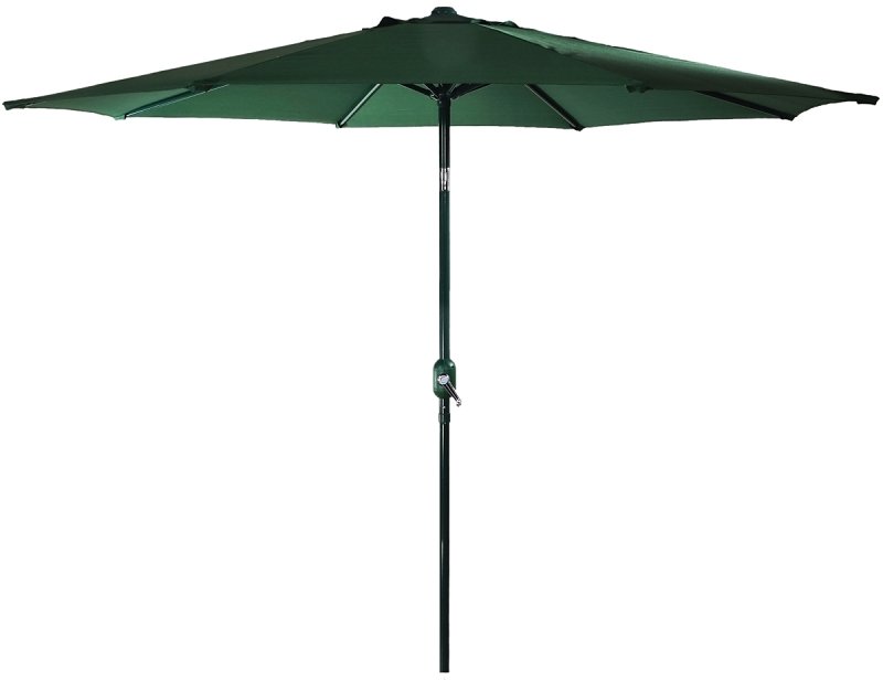 [5770383] UMBRELLA MRKT CRNK STL GRN 9FT