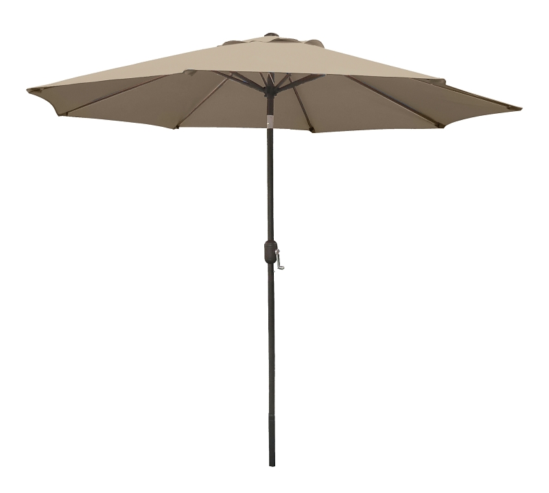 UMBRELLA MRKT CRNK STL TPE 9FT