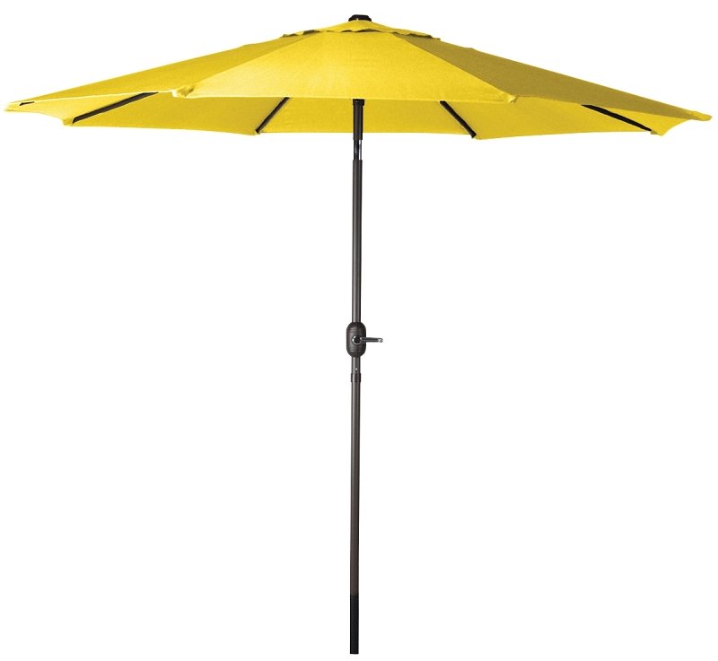 [5897657] UMBRELLA MRKT CRNK STL YEL 9FT