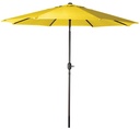 UMBRELLA MRKT CRNK STL YEL 9FT