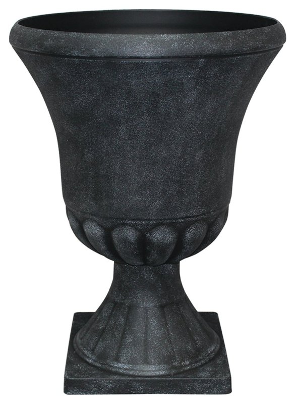 URN 16X21IN WEATHERED BLK     