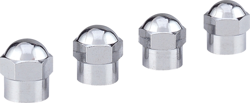 VALVE CAP CHROME HEX          