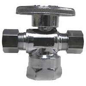 VALVE DUAL 1/2F X 3/8C X 1/4C 