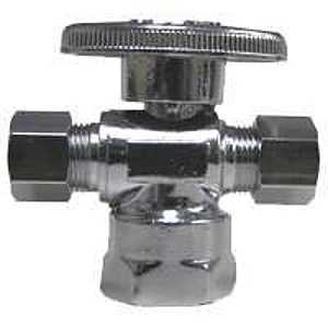 VALVE DUAL 1/2F X 3/8C X 1/4C 