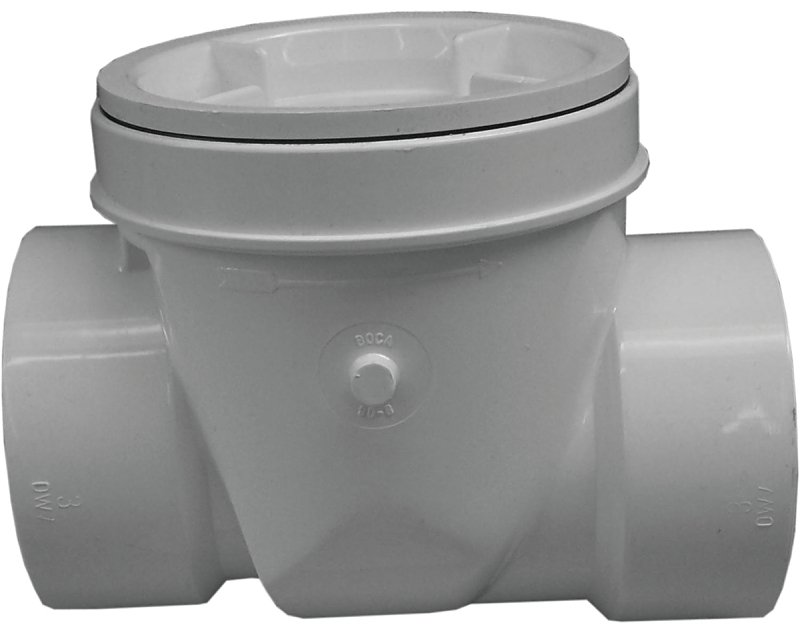VALVE PVC BACKWATER 3IN       