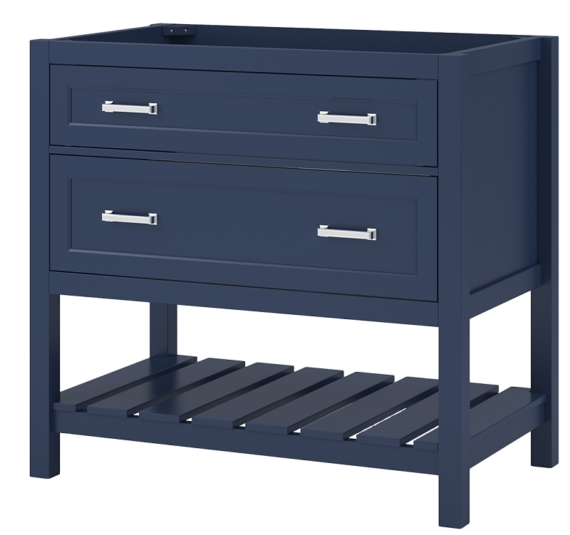 VANITY WOOD AEGEAN BLU 36X21IN