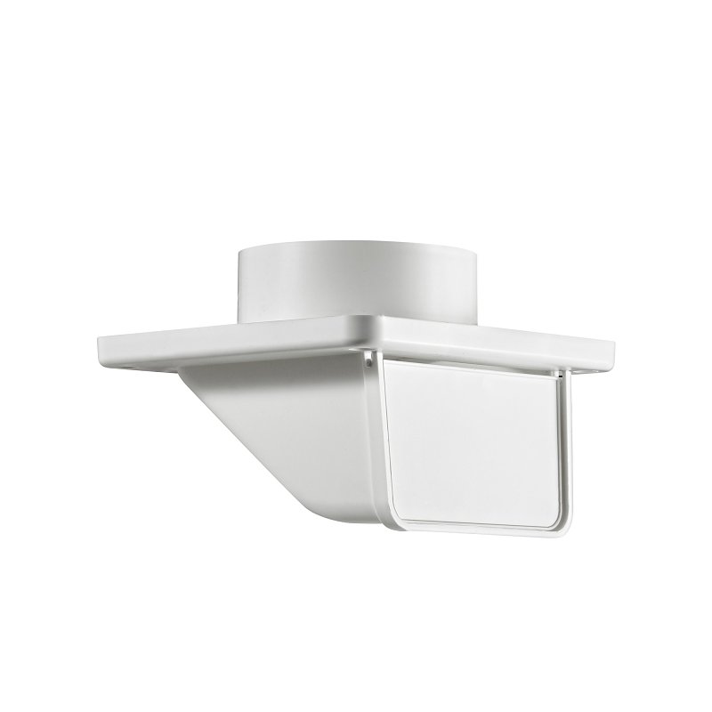 VENT BATHROOM/DRYER 4IN WHT   