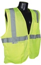 VEST SAFETY CLASS2 MESH GRN LG