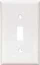 WALL PLATE 1 GANG TGL WHT     