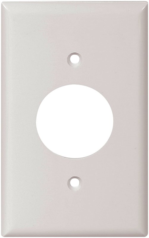 WALL PLATE 1G1RD OUTLT STD WHT