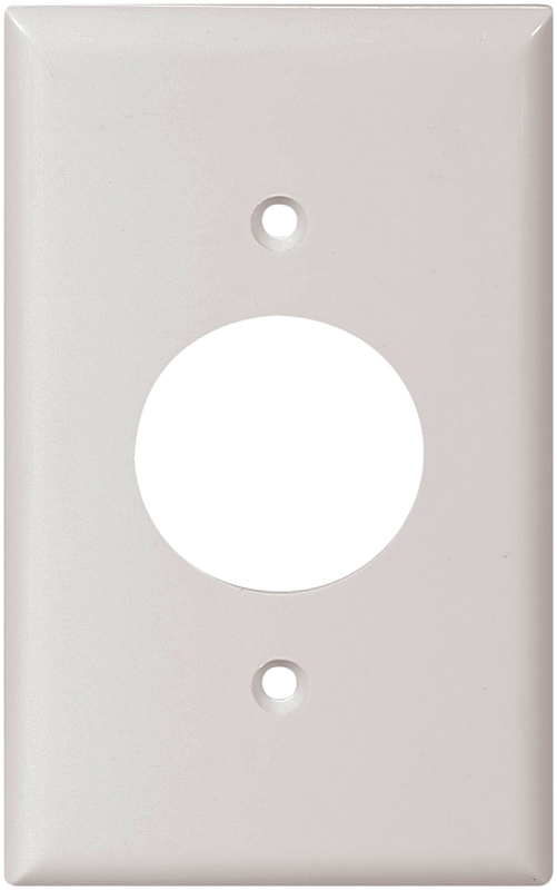 WALL PLATE 1G1RD OUTLT STD WHT