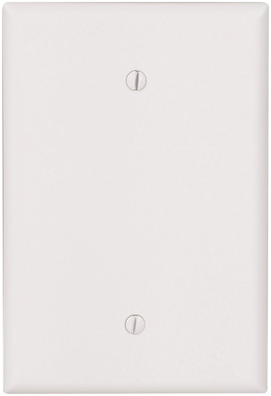 WALL PLATE 1GNG BLANK JUMB WHT