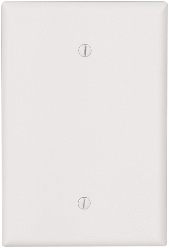 WALL PLATE 1GNG BLANK JUMB WHT