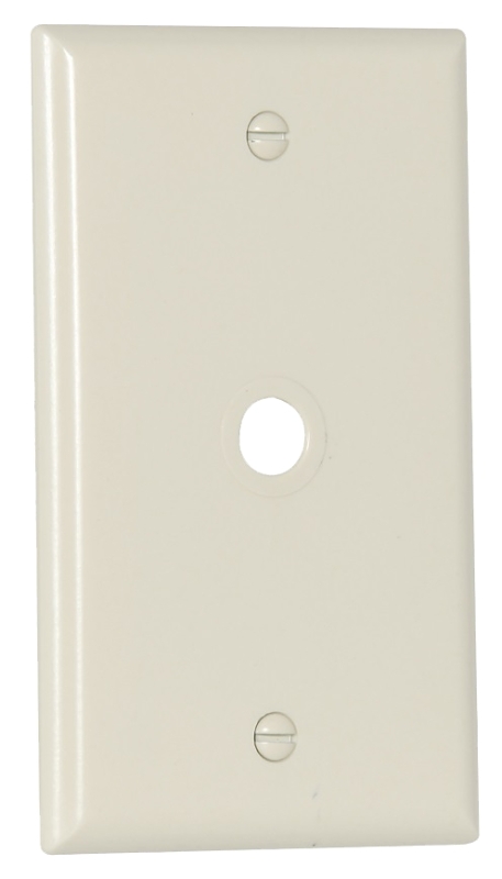 WALLPLATE TEL/COAX LT ALM 1G  