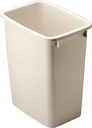 WASTEBASKET 21 QT BISQUE      