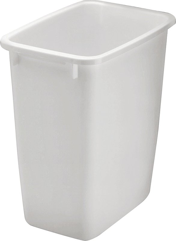 [6071112] WASTEBASKET WHITE  21QT       
