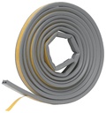 WEATHERSTRIP EPDM ADH 10FT GRY