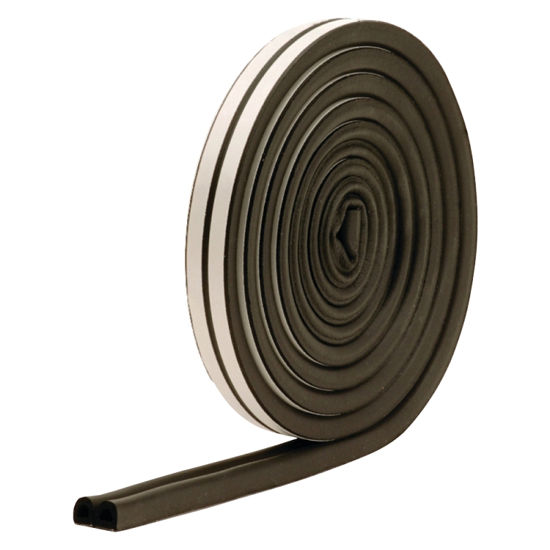 WEATHERSTRIP EPDM ADH 17FT BLK