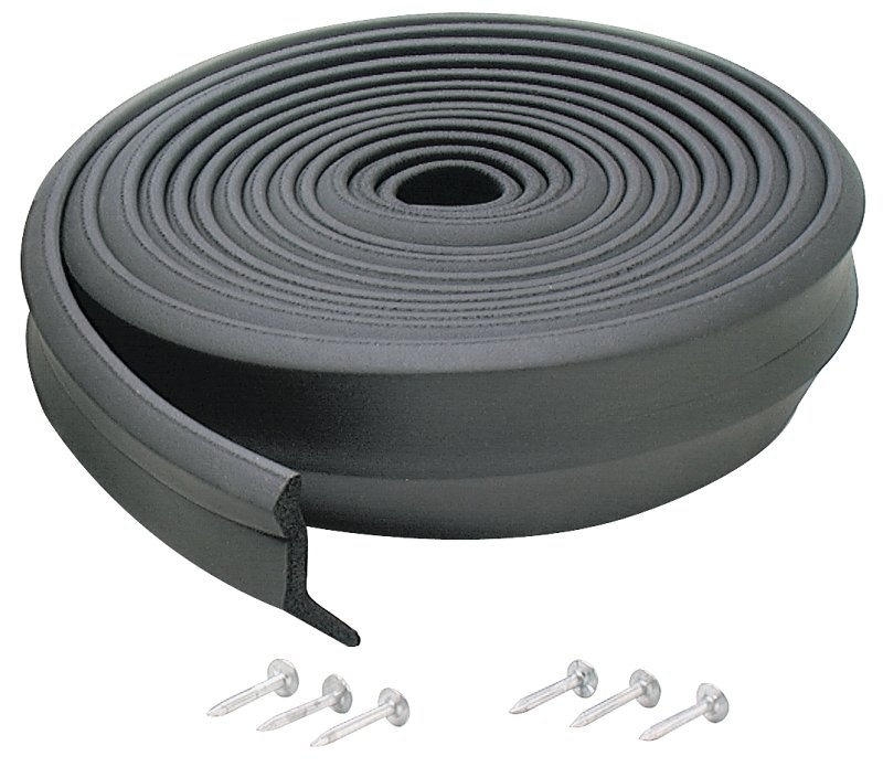 WEATHERSTRIP GARAGE DR 9FT BLK