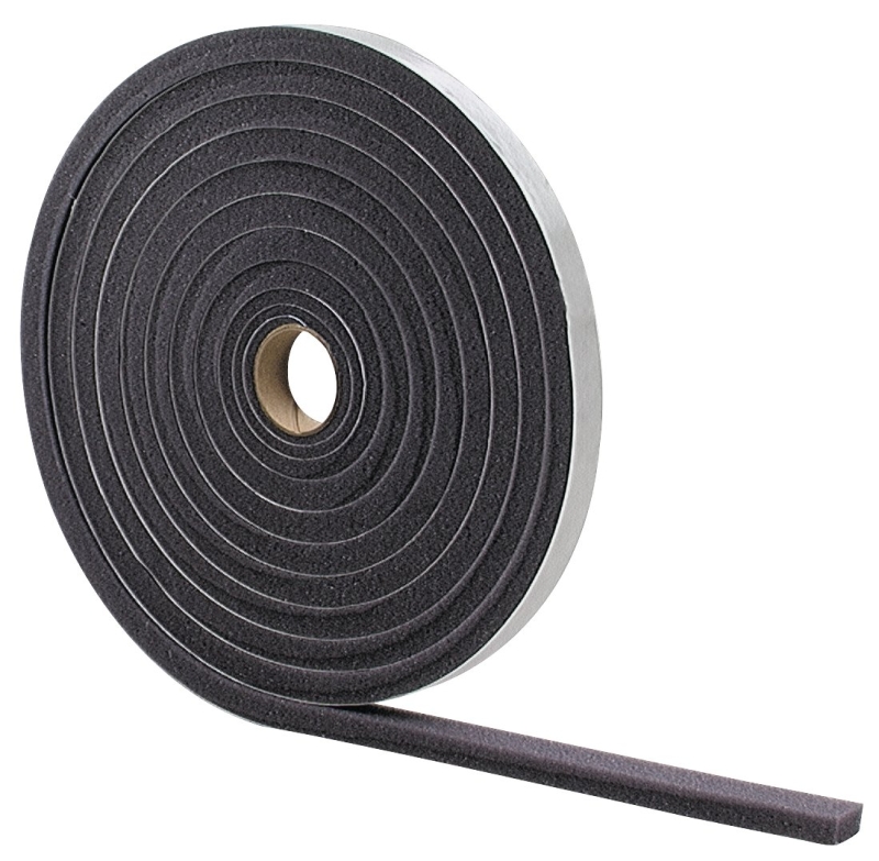 WEATHERSTRIP TAPE LD 17FT GRY 