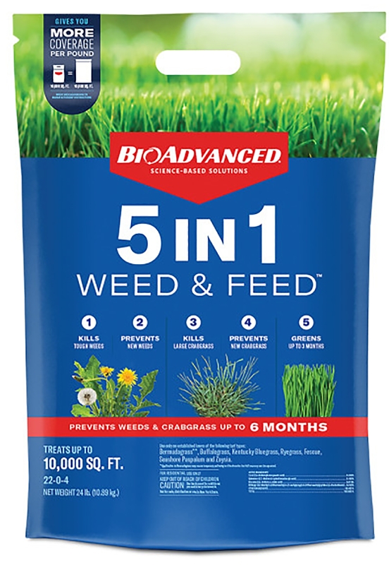 WEED-FEED FIVE-IN-ONE 24LB    
