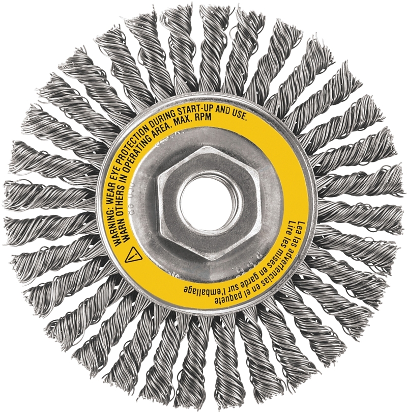 WHEEL BRUSH 4INX5/8IN-1 1SS   
