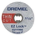 WHEEL CUTOFF EZ LOCK 1-1/2IN  