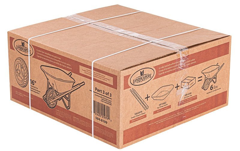 WHEELBARROW PARTS BOX WT/WHEEL