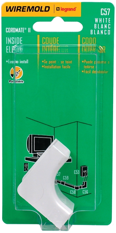 WHITE CORDMATE 2 INSIDE ELBOW 