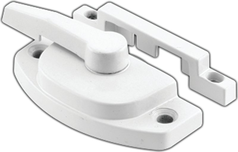 WHITE VINYL WINDOW SASH LOCK  