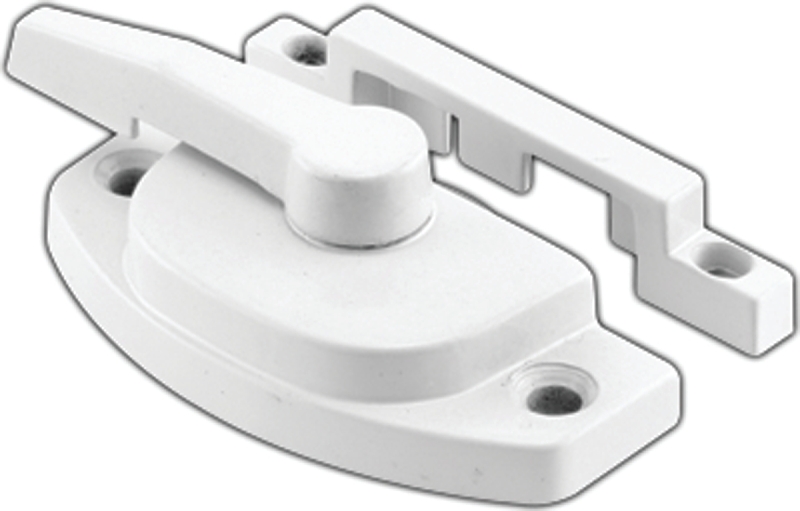 WHITE VINYL WINDOW SASH LOCK  