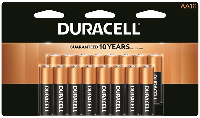 BATTERY ALKALINE CU TOP 16/AA 