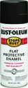 PAINT SPRAY ENML FLAT BLK 12OZ