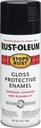 PAINT SPRY PROT GLOSS BLK 12OZ