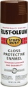 PAINT SPRAY GLO LTHR BRN 12OZ 