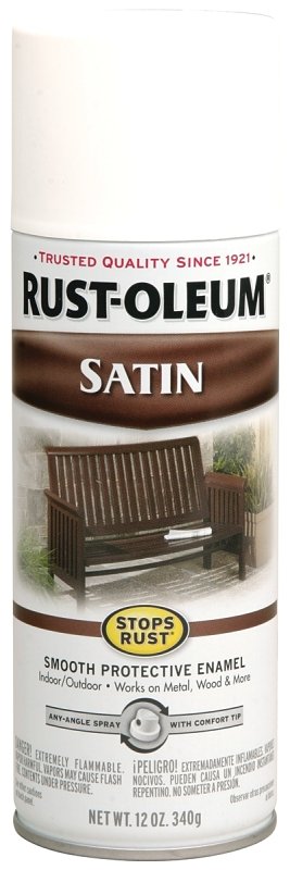 [2569200] PAINT SPRAY IN EX SAT WHT 12OZ