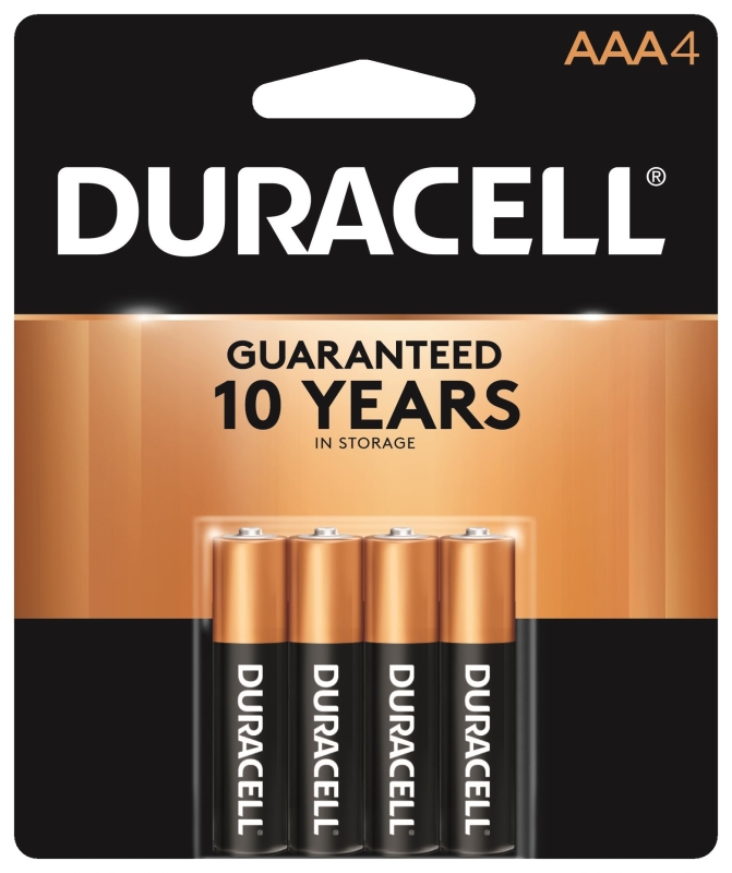 BATTERY ALKALINE CU TOP 4/AAA 