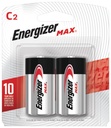 BATTERY MAX C ALKALINE 2/PK   