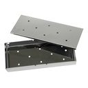 WOOD CHIP SMOKER BOX SS W/LID 