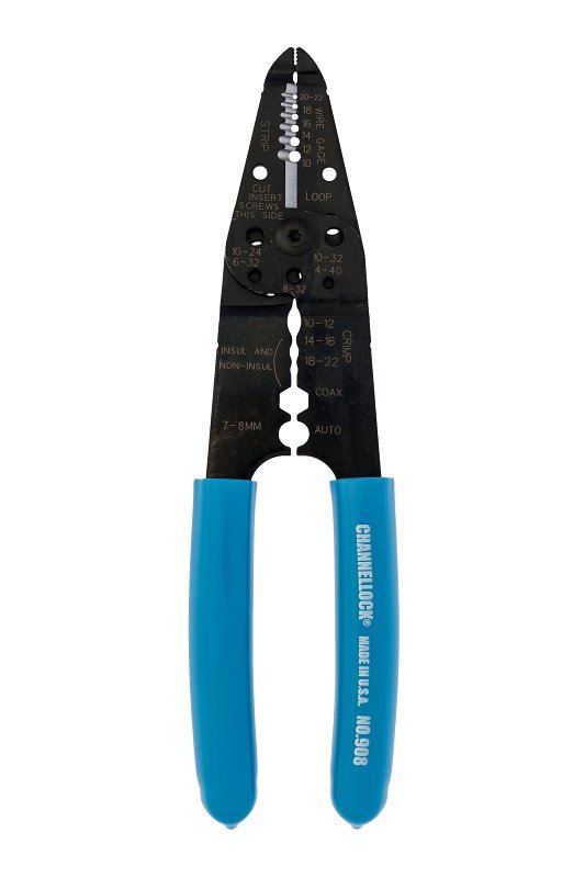 [6217616] STRIP/CRIMP/CUT WIRE 8.5IN BLU