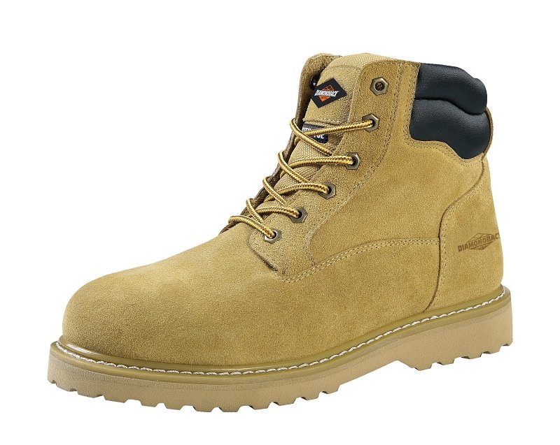 WORK BOOT 6IN SUEDE LTHR 9.5  